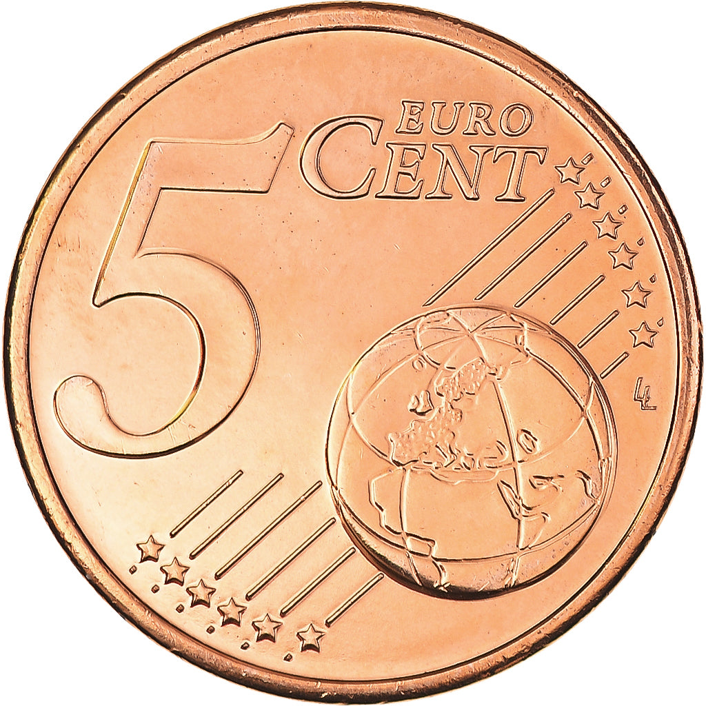 Francia, 5 Euro Cent, 2008, BU, FDC, Cobre