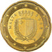 Malta, 20 Euro Cent, The arms of Malta, 2008, SC+, Nordic gold