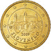 Słowacja, 50 Euro Cent, 2009, Kremnica, MS(64), Mosiądz