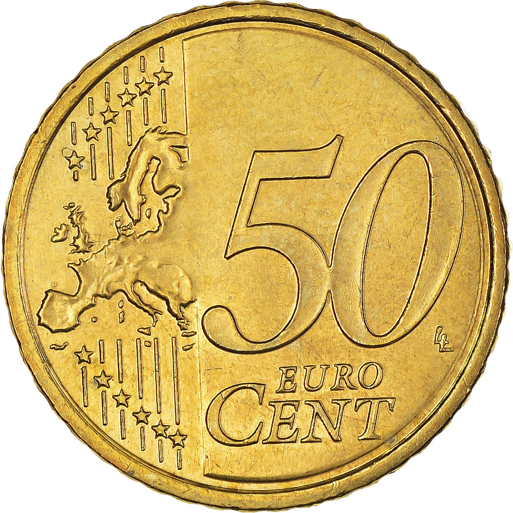 Eslováquia, 50 Euro Cent, 2009, Kremnica, MS(64), Latão