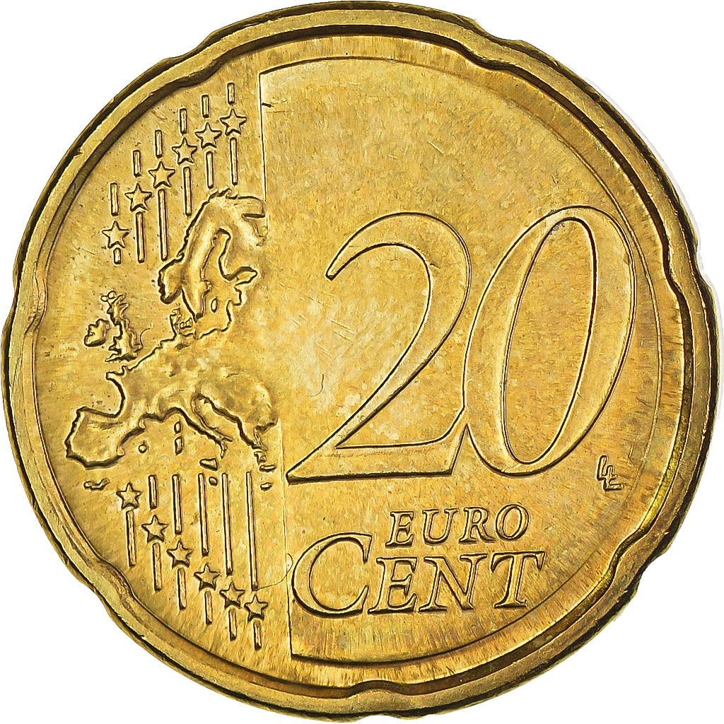 Slowakei, 20 Euro Cent, 2009, Kremnica, UNZ+, Messing