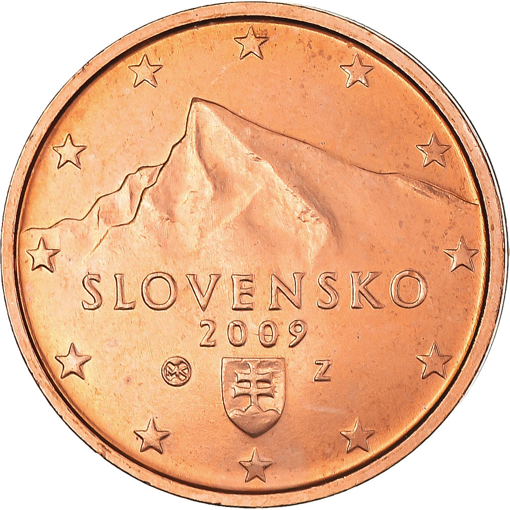 Slovacchia, 2 Euro Cent, 2009, Kremnica, SPL+, Rame