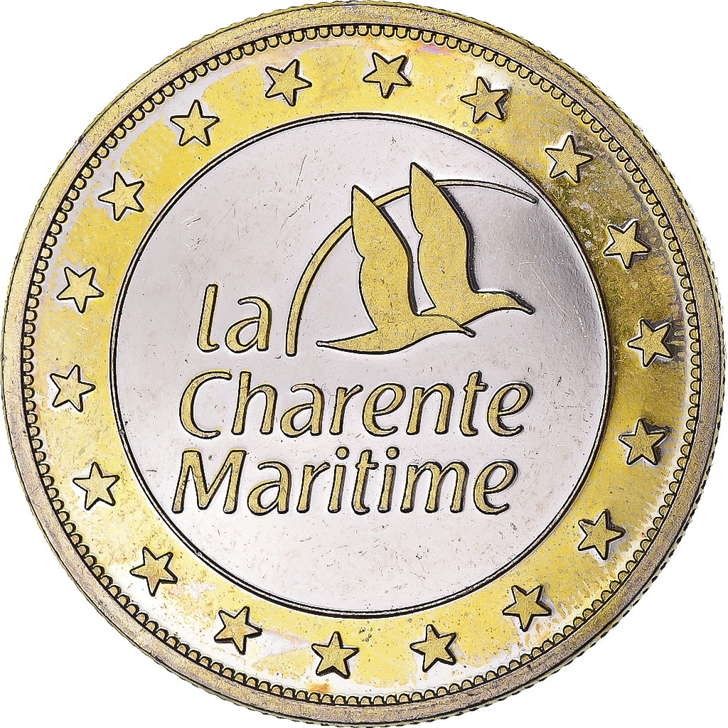 France, Token, Touristic token, La Charente Maritime, AU(50-53), Bimetallic