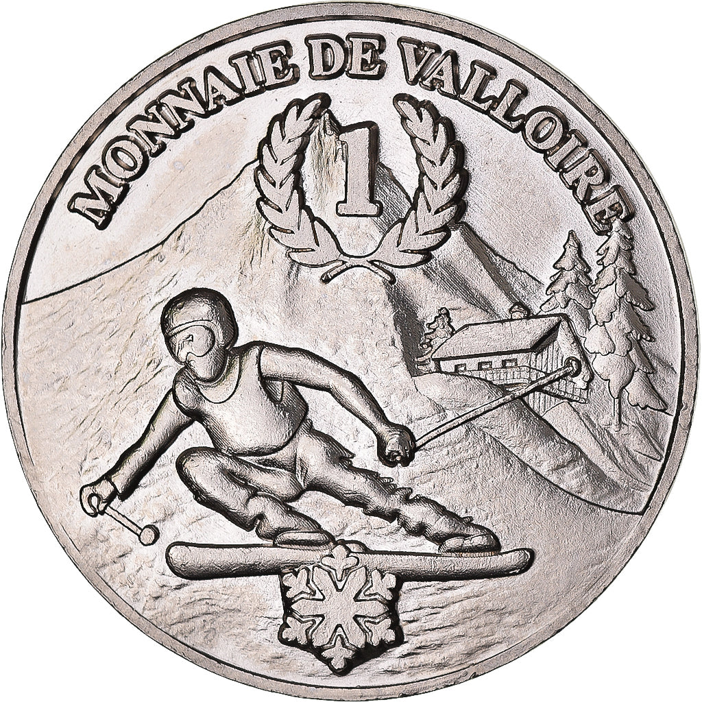 France, Jeton, Jeton Touristique, Monnaie de Valloire, Col du galibier, SPL