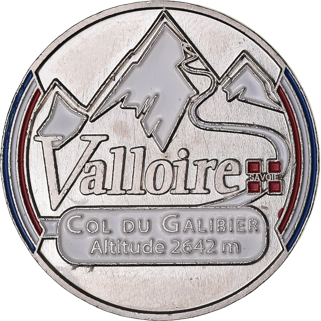 France, Jeton, Jeton Touristique, Monnaie de Valloire, Col du galibier, SPL