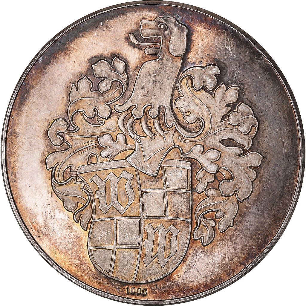 Allemagne, Médaille, 650 Jahre Stadt Wunsiedel, 1976, SUP, Argent