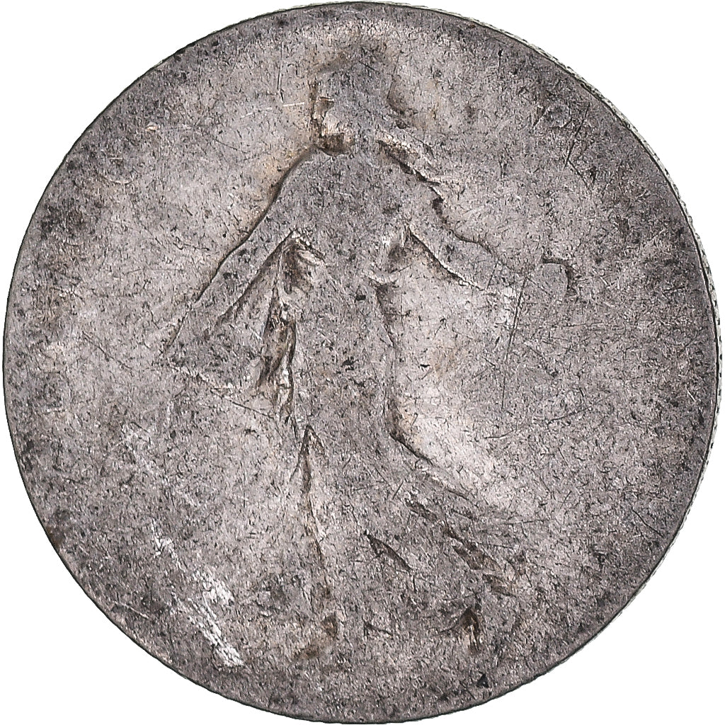 Munten, Frankrijk, Semeuse, 50 Centimes, 1911, Paris, ZG+, Zilver, KM:854