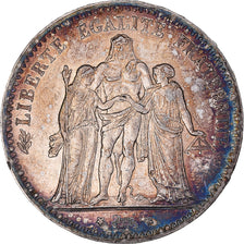 Coin, France, Hercule, 5 Francs, 1876, Paris, MS(60-62), Silver, KM:820.1