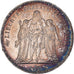Coin, France, Hercule, 5 Francs, 1876, Paris, MS(60-62), Silver, KM:820.1