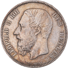 Monnaie, Belgique, Leopold II, 5 Francs, 5 Frank, 1874, TTB+, Argent, KM:24