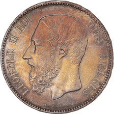 Monnaie, Belgique, Leopold II, 5 Francs, 5 Frank, 1871, TTB+, Argent, KM:24