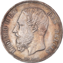 Monnaie, Belgique, Leopold II, 5 Francs, 5 Frank, 1871, TTB+, Argent, KM:24