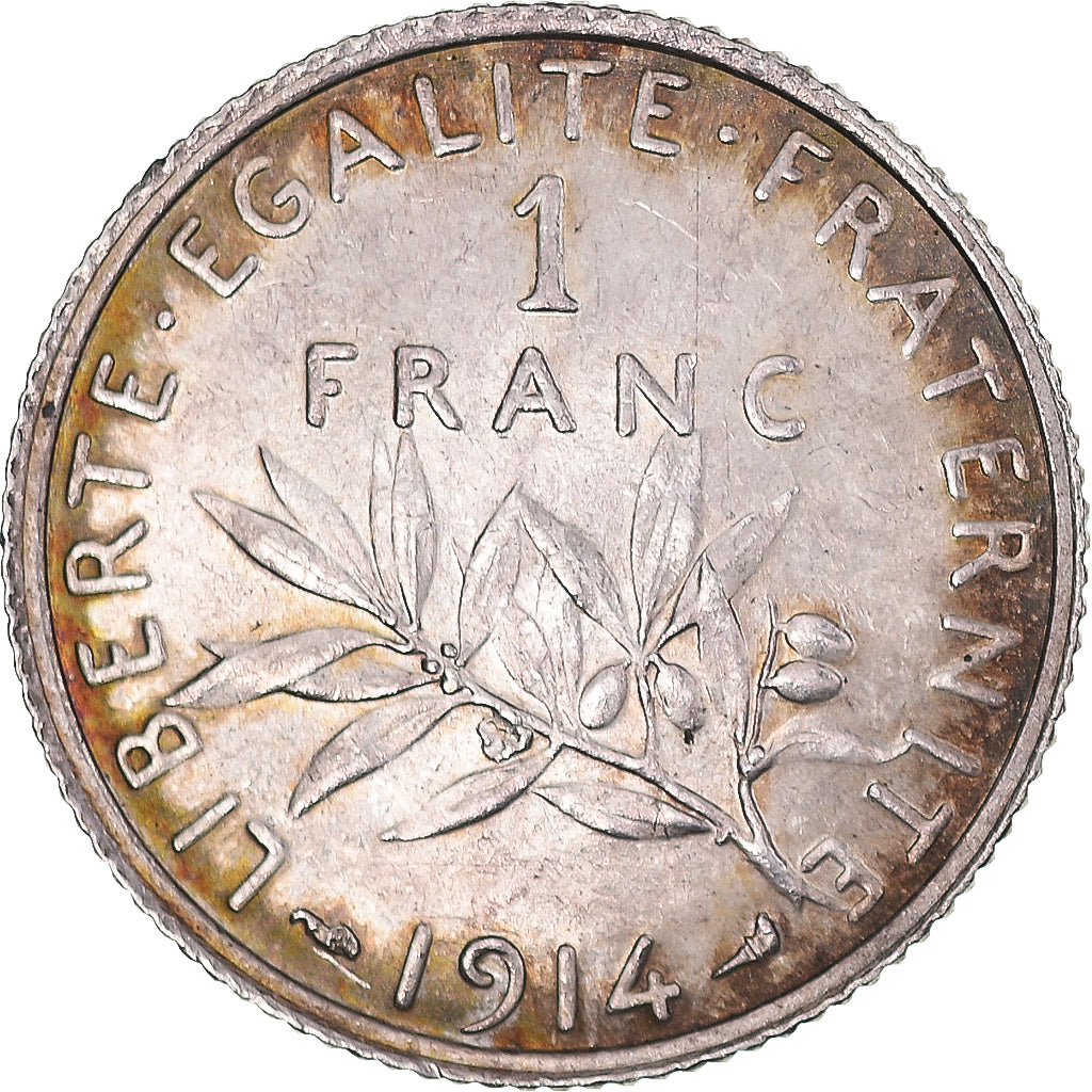 Monnaie, France, Semeuse, Franc, 1914, Paris, SUP+, Argent, Gadoury:467