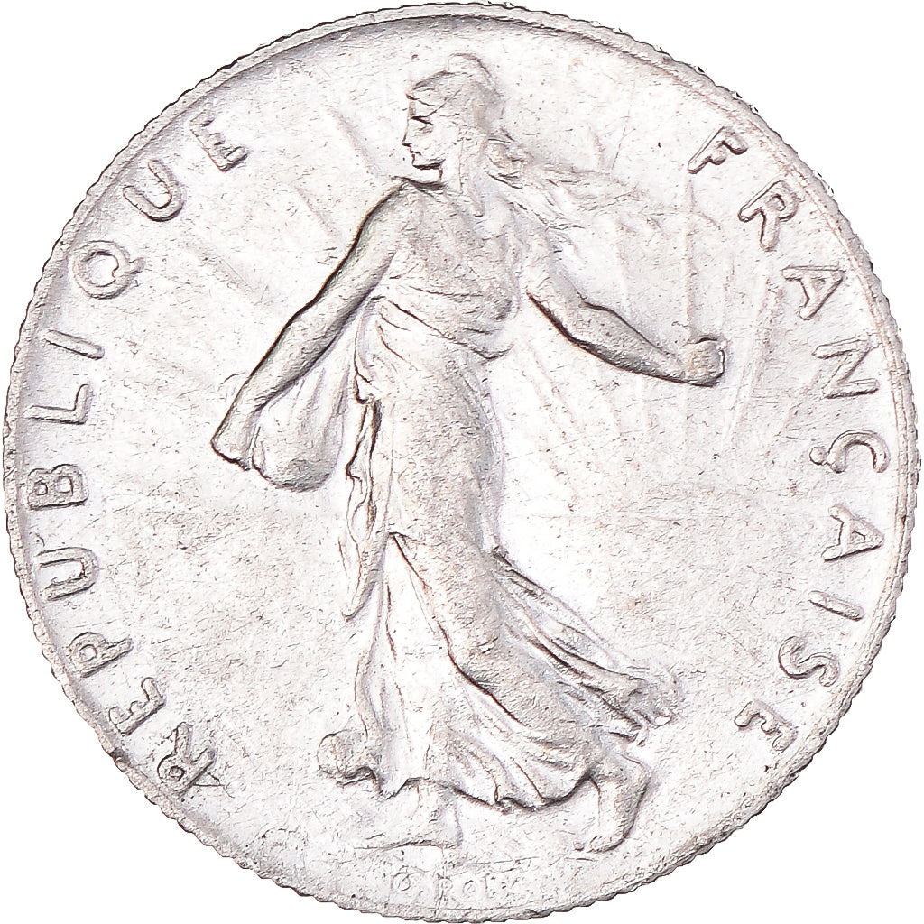 Moeda, França, Semeuse, 50 Centimes, 1913, Paris, AU(50-53), Prata, KM:854