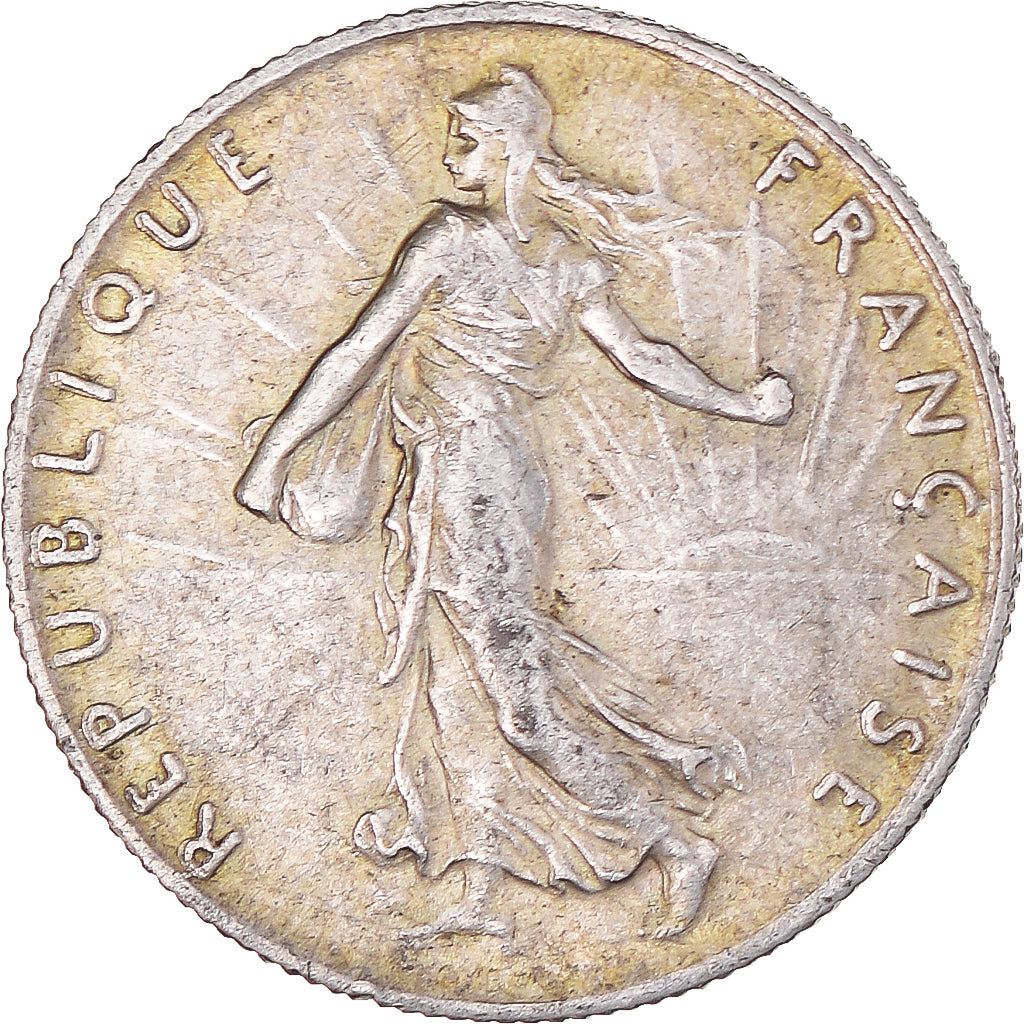 Monnaie, France, Semeuse, 50 Centimes, 1908, Paris, TTB+, Argent, Gadoury:420