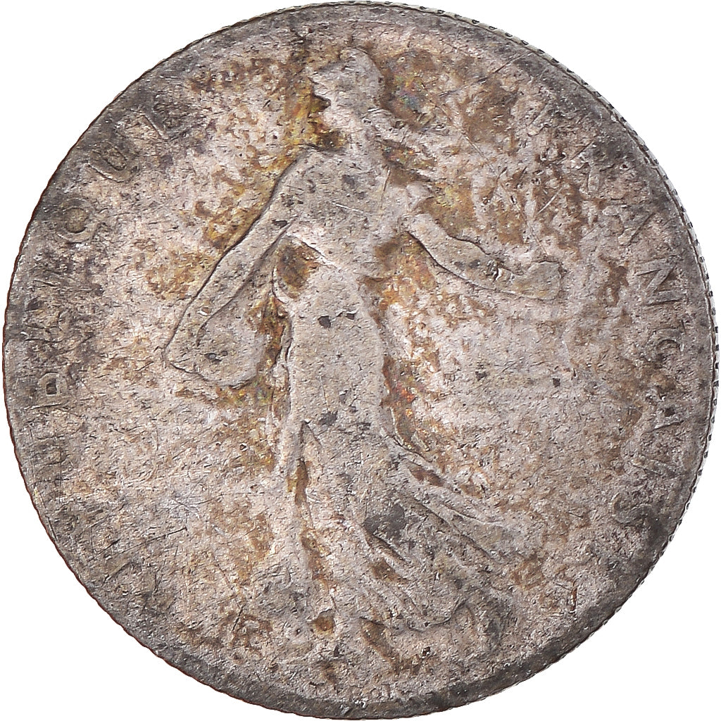Monnaie, France, Semeuse, 50 Centimes, 1911, Paris, B+, Argent, Gadoury:420