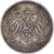 Coin, GERMANY - EMPIRE, 1/2 Mark, 1907, Hambourg, EF(40-45), Silver, KM:17