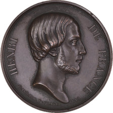 Francja, medal, Henri De France, Historia, 1842, Gayrard, AU(55-58), Miedź
