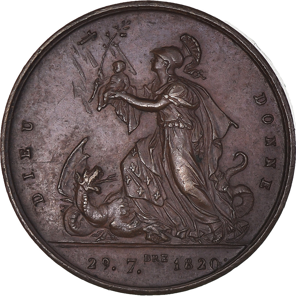 Francja, medal, Maria Carolina of Bourbon-Sicile, Duchess de Berry, Historia