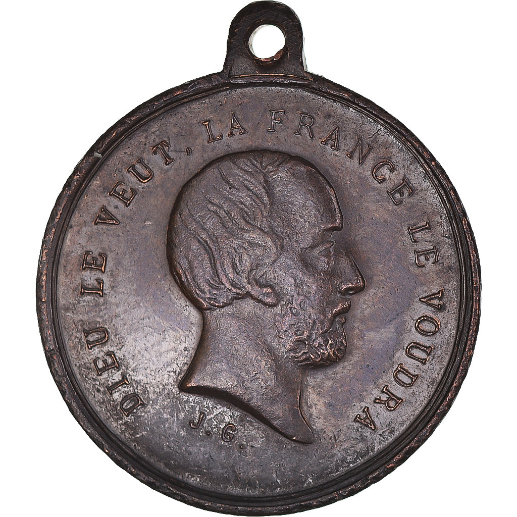 France, Medal, Henri V, Comte de Chambord, Le Roi Bien-Aimé, History