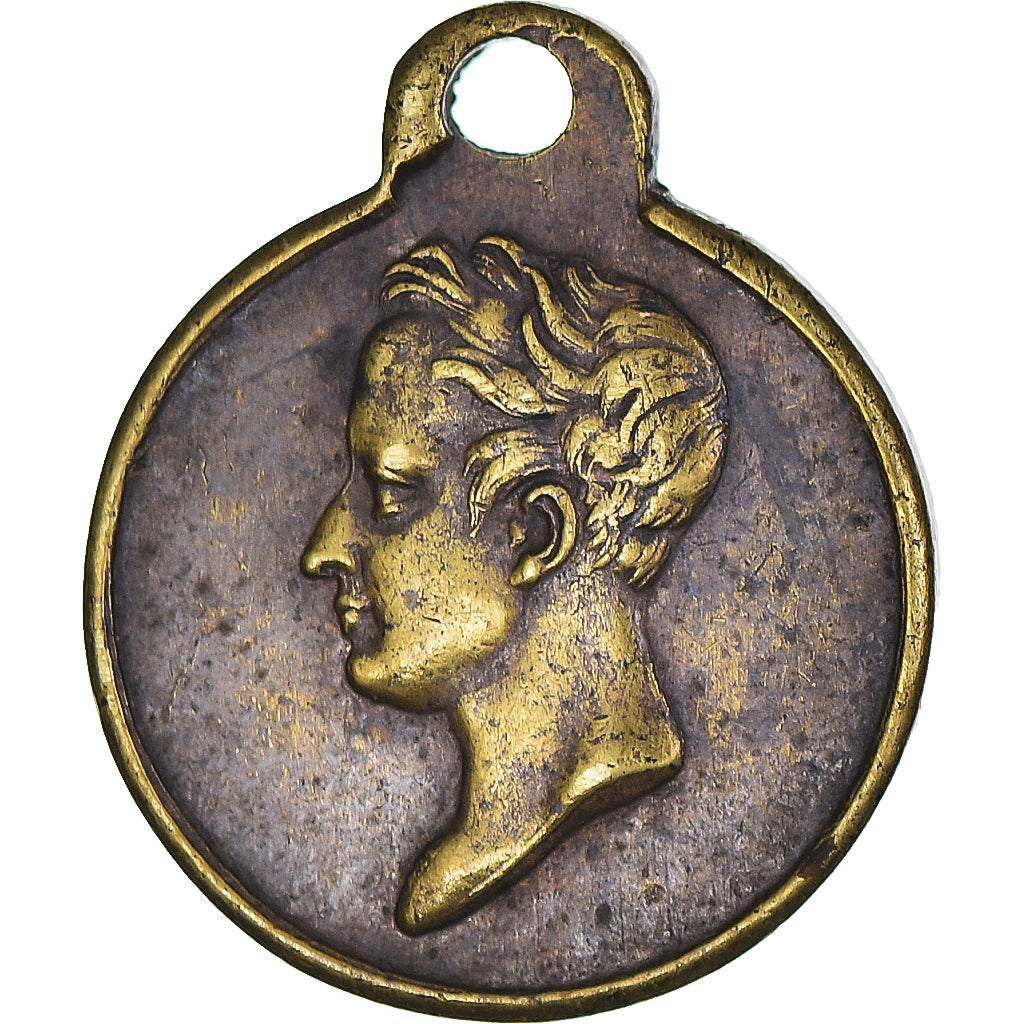 Francia, medalla, Henri 1V Deux, History, 1840, MBC+, Latón