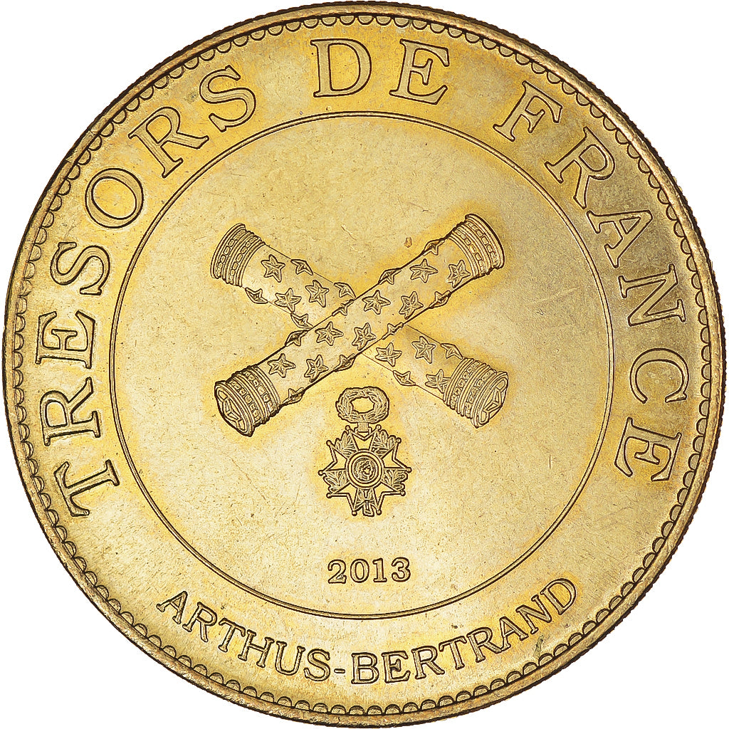 Francia, zeton, Pont du Gard, Aqueduc romain de Nimes, 2013, Arthus Bertrand