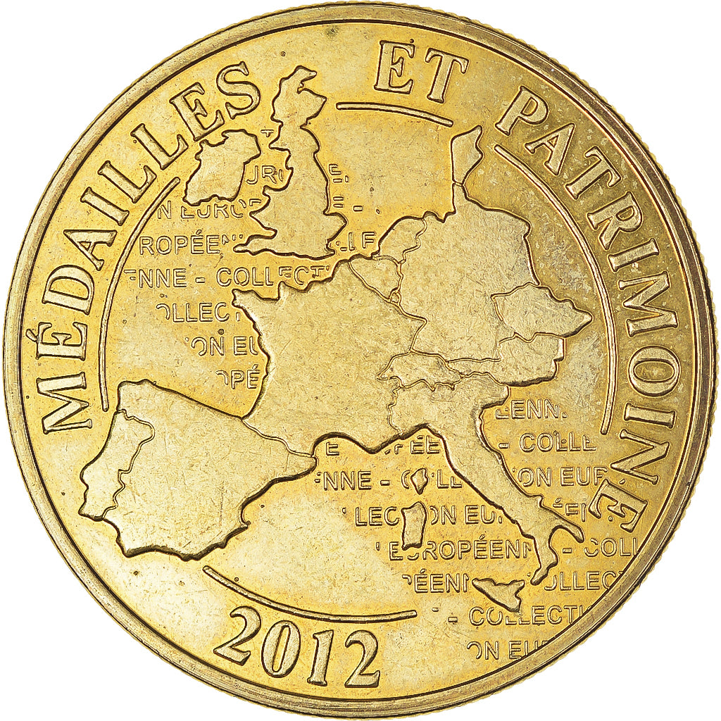 Francja, Token, Żeton turystyczny, Val de Loire - Château de Cheverny, 2012