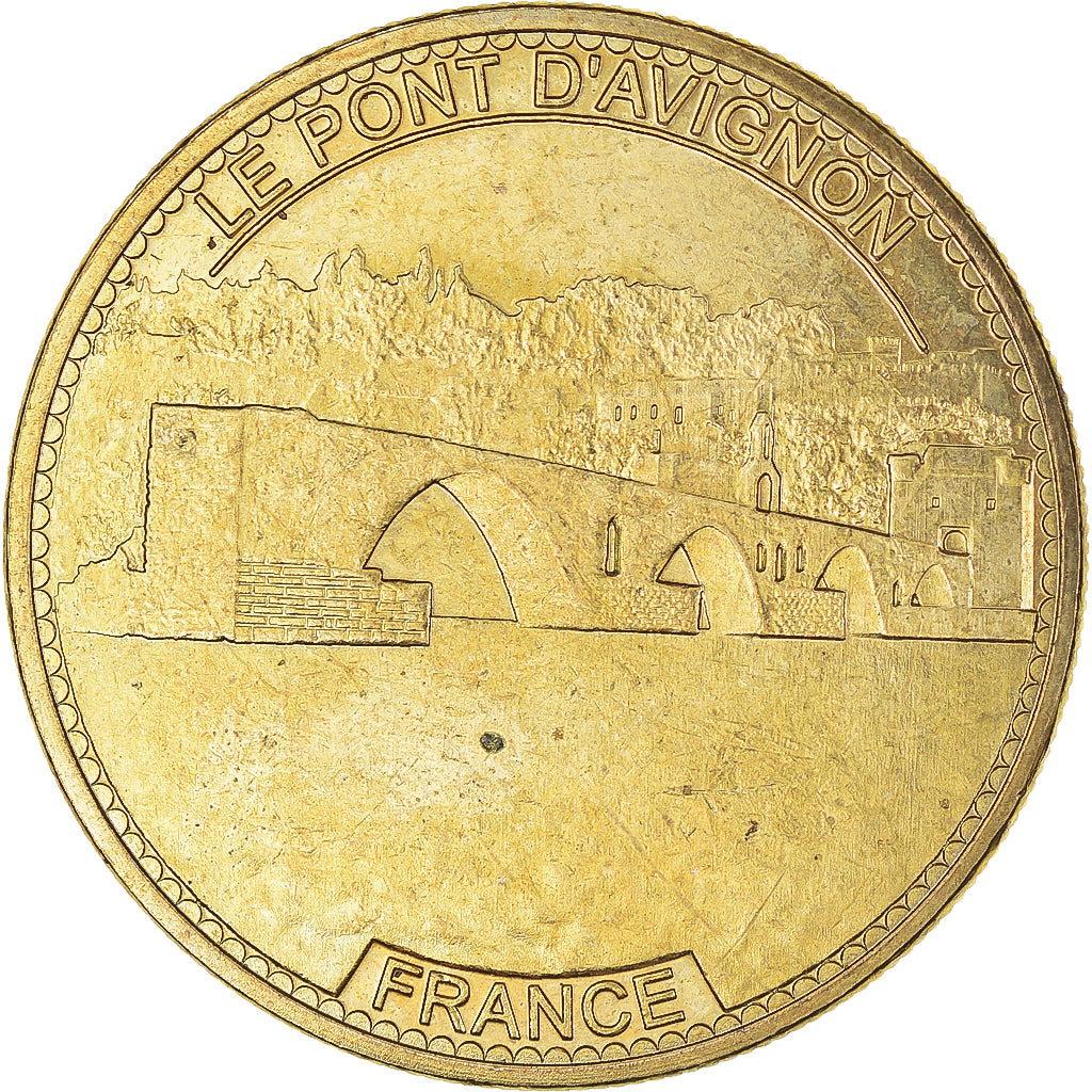 Francia, ficha, Tourist Token, Avignon - Le Pont d'Avignon, 2012, BB+