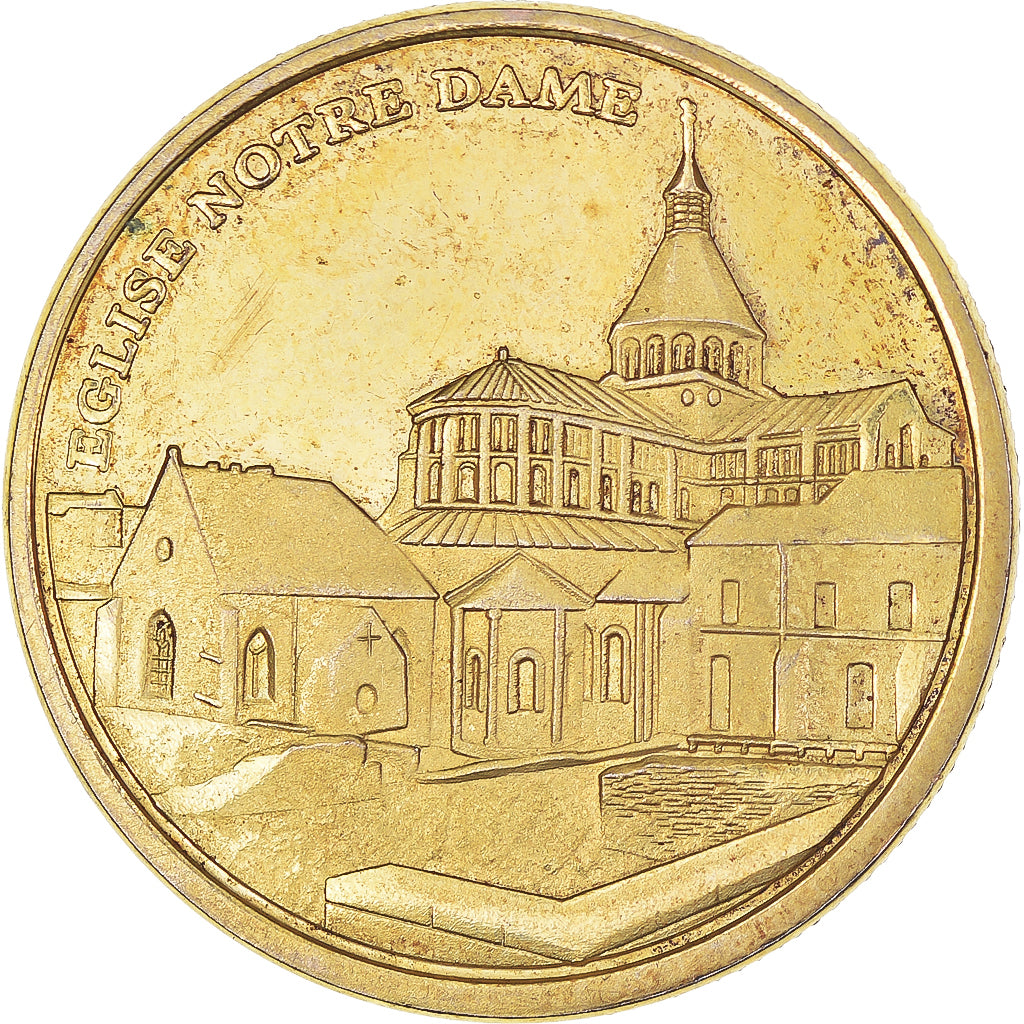 Francia, zeton, Tourist Token, Charité-sur-Loire, Bourgogne, MBC+, Aluminio y