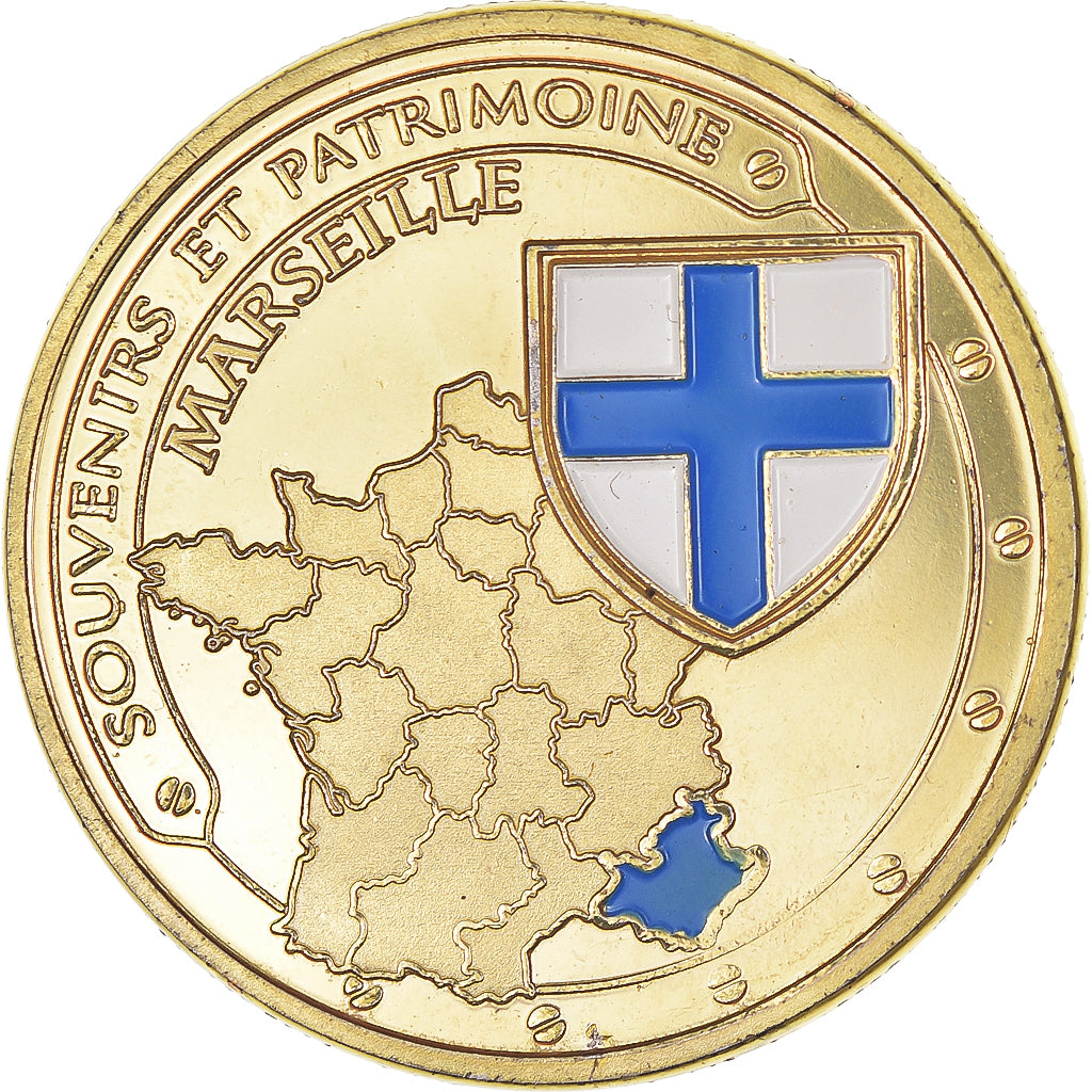 França, Token, Token Turístico, Marseille - Notre Dame de la Garde, AU(50-53)