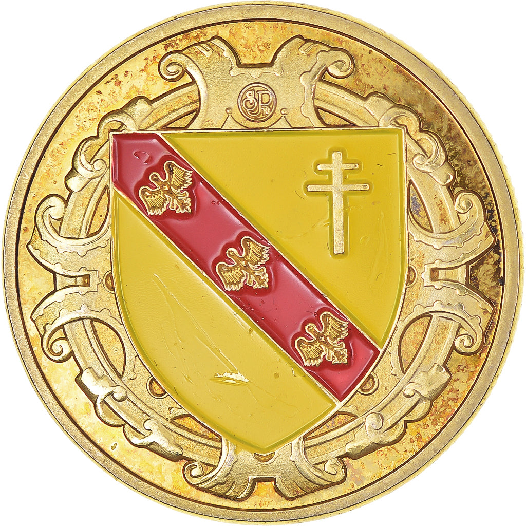 Francia, zeton, Tourist Token, La Lorraine, MBC+, Aluminio y cuproníquel