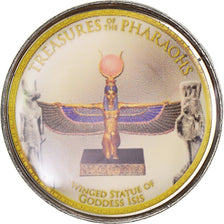 Monnaie, Égypte, Winged Statue of Goddess Isis, Trésors des Pharaons, Pound