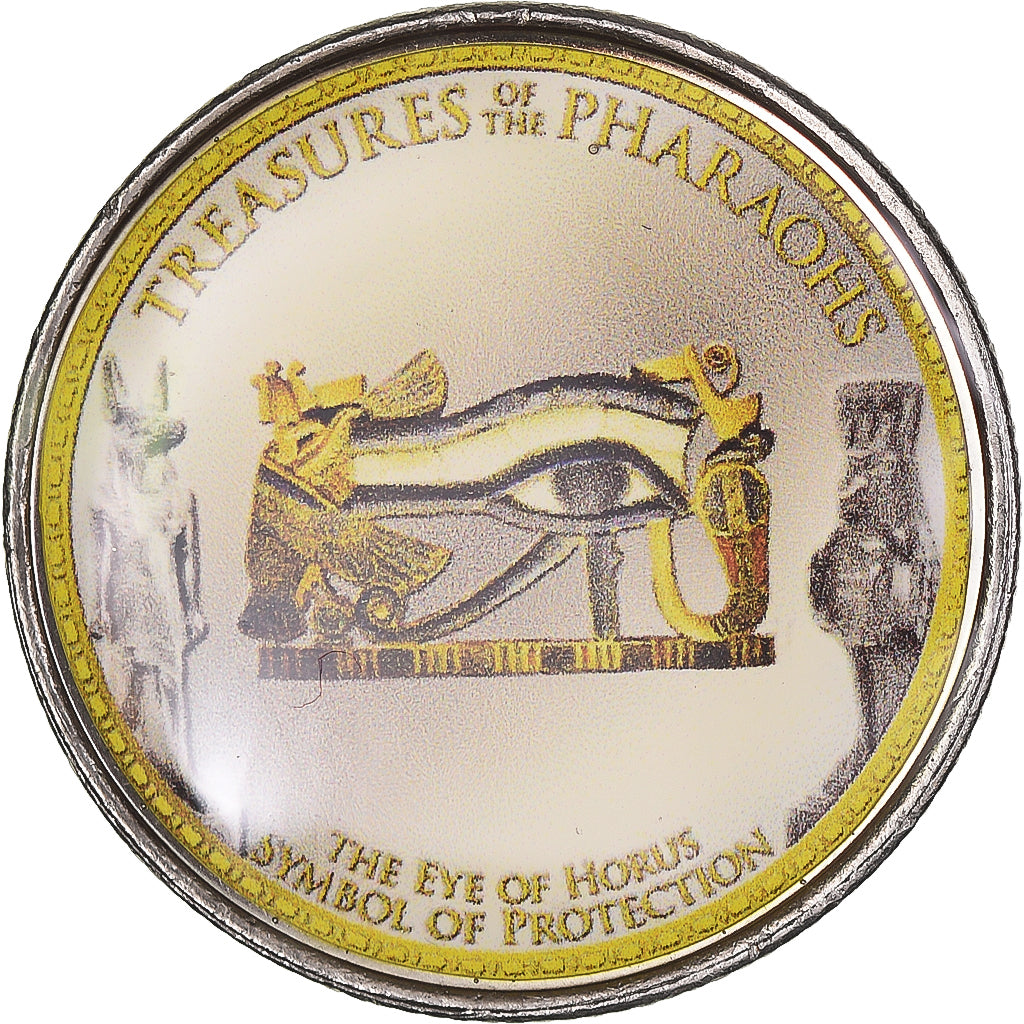 Moneta, Egipt, The eye of Horus, Trésors des Pharaons, Pound, 2008/AH1429