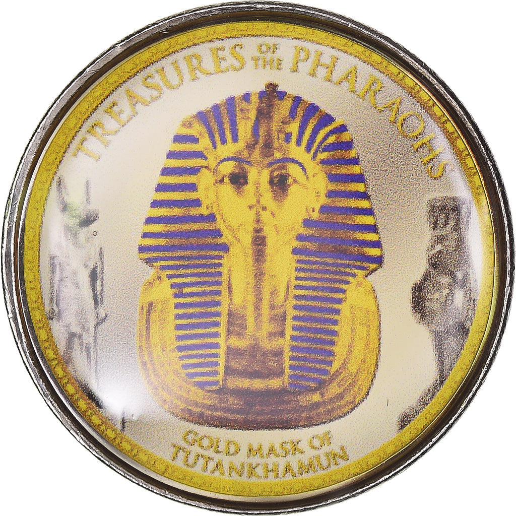 Moeda, Egito, Gold mask of Tutankhamun, Trésors des Pharaons, Pound