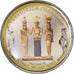 Coin, Egypt, Statues of Osiris, Isis and Horus, Trésors des Pharaons, Pound