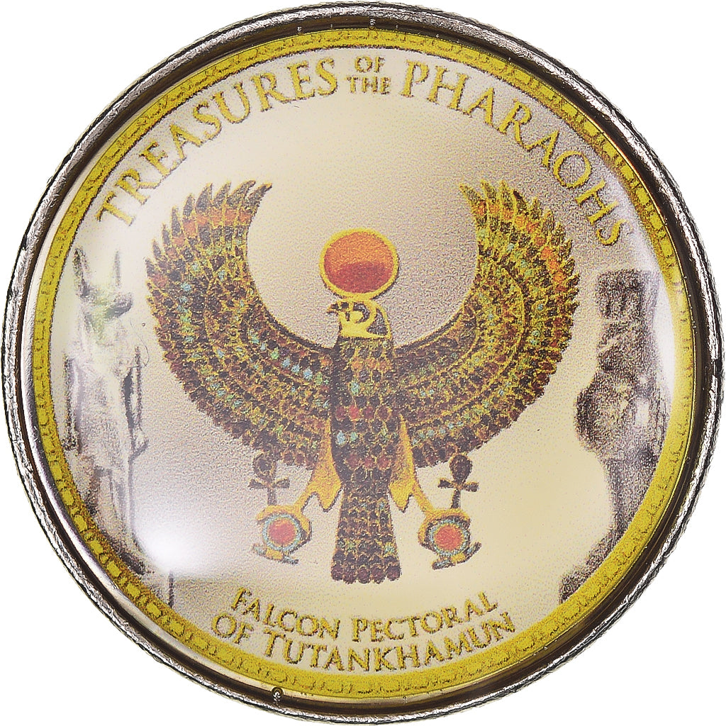 Moneda, Egipto, Falcon pectoral of Tutankhamun, Trésors des Pharaons, Pound