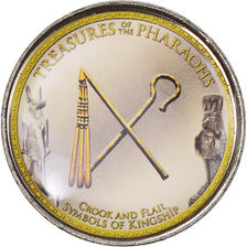 Coin, Egypt, Crook and Flail Symbols of Kingship, Trésors des Pharaons, Pound