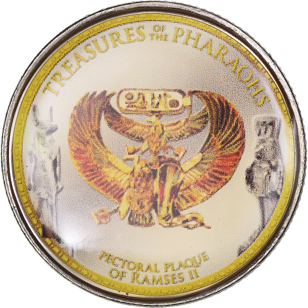 Monnaie, Égypte, Pectoral plaque of Ramses II, Trésors des Pharaons, Pound