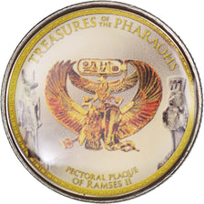 Monnaie, Égypte, Pectoral plaque of Ramses II, Trésors des Pharaons, Pound