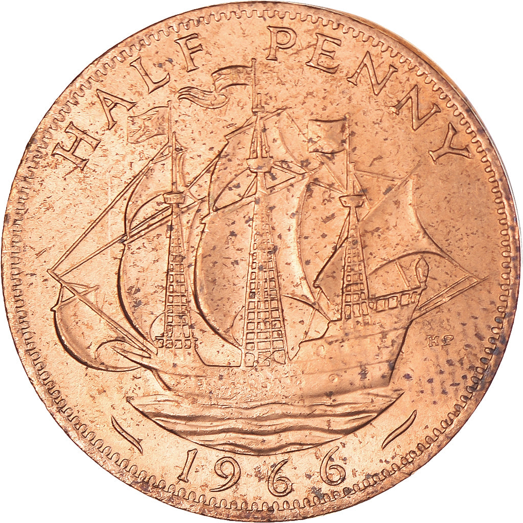 Great Britain, 1/2 Penny, 2012, MS(65-70), Bronze