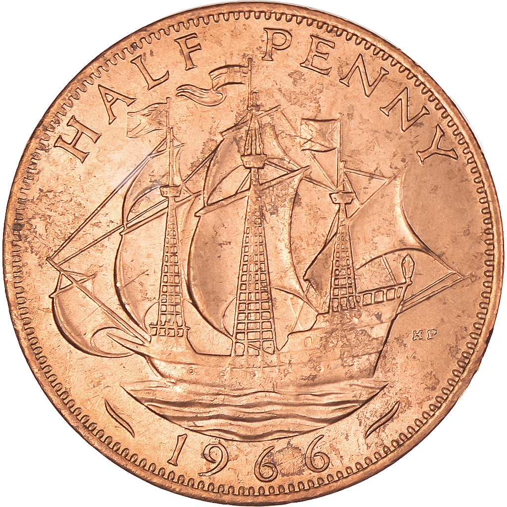 Grã-Bretanha, 1/2 Penny, 2012, MS(65-70), Bronze