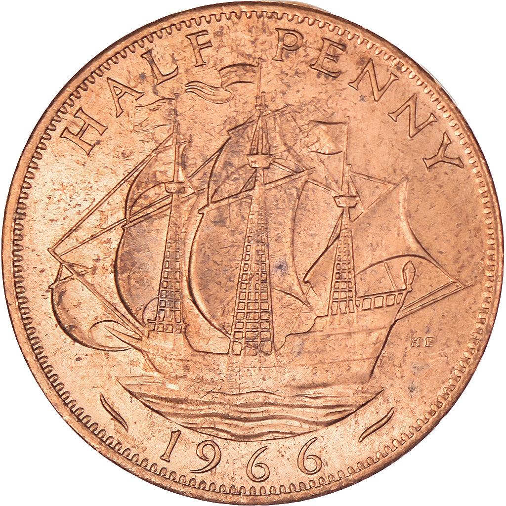 Great Britain, 1/2 Penny, 2012, MS(65-70), Bronze
