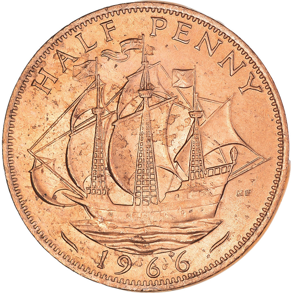 Grã-Bretanha, 1/2 Penny, 2012, MS(65-70), Bronze