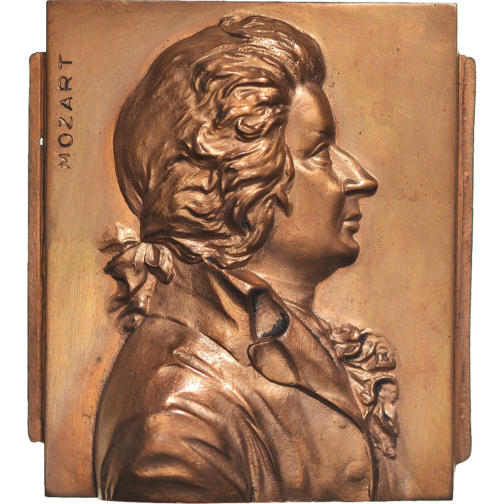 France, Medal, Wolfgang Amadeus Mozart, Musique, AU(55-58), Bronze