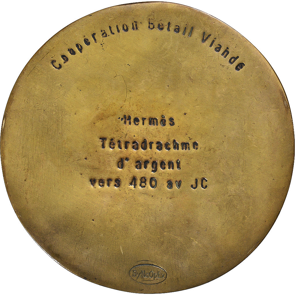 França, medalha, Hermès, Reproduction, Tétradrachme d'Argent, Le Verrier