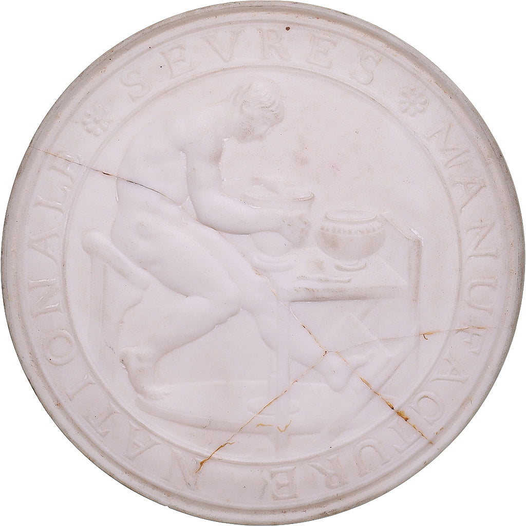 Francia, medalla, Manufacture Nationale de Sèvres, 1888, Ferdinand Levillain