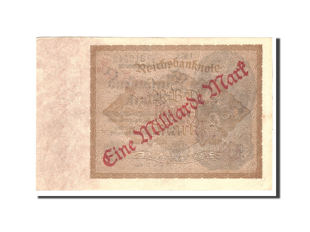 Banknote, Germany, 1 Milliarde Mark on 1000 Mark, 1922, 1922-12-15, KM:113a