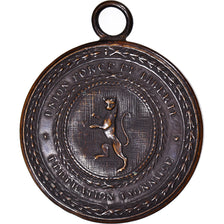 Francia, medalla, Lyon, Fédération Lyonnaise, History, 1790, EBC, Bronce