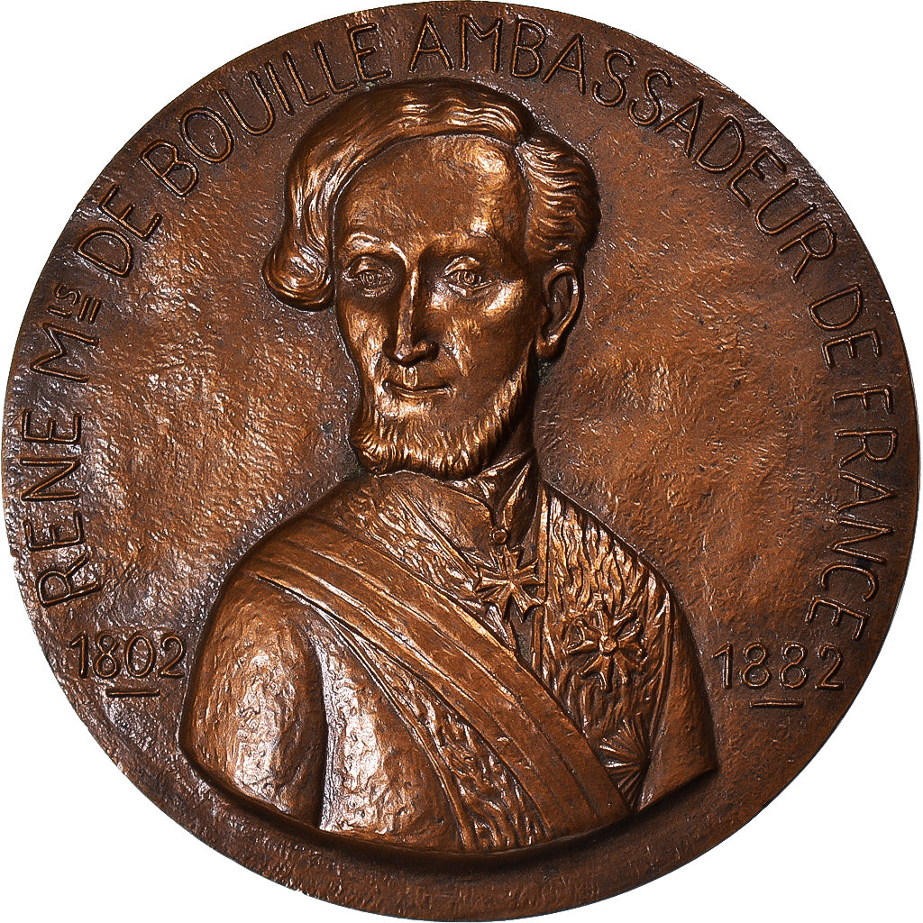 France, Médaille, René de Bouillé, Ambassadeur, Château Le Cluzel, 1958