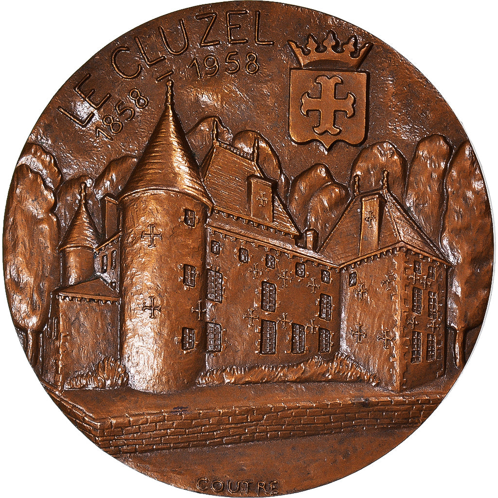 France, Médaille, René de Bouillé, Ambassadeur, Château Le Cluzel, 1958